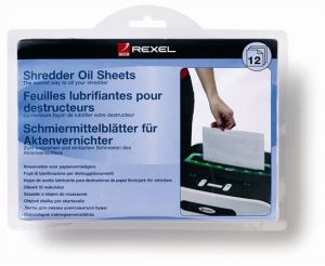 REXEL Olajoz lap iratmegsemmisthz, A5, 12 db, REXEL